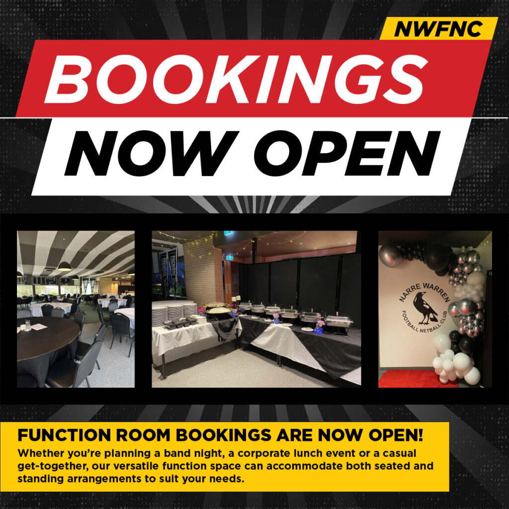 NWFNC Bookings Now Open