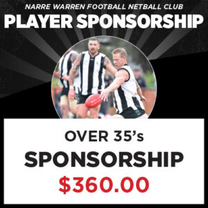 Over 35's Sponsorship