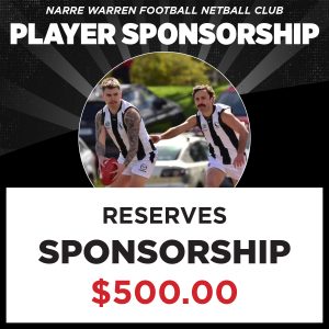 Reserves Player Sponsorship