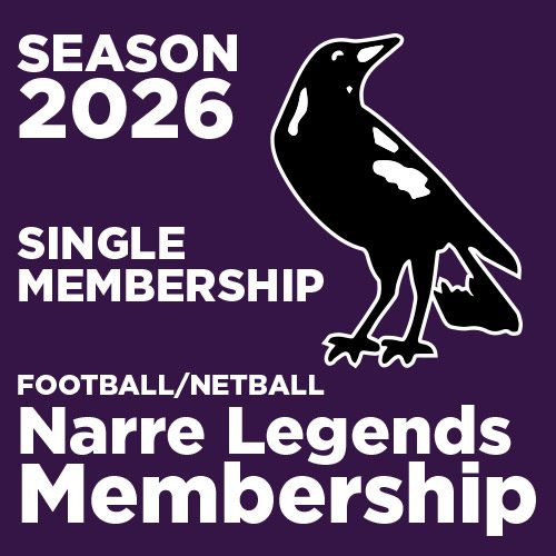 Season 2026 Single Membership Narre Legends