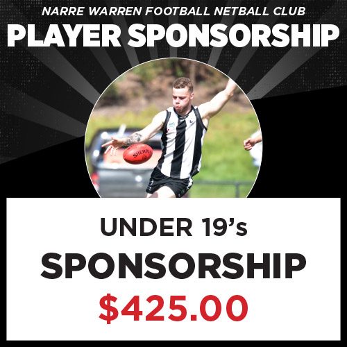 Under 19's Sponsorship